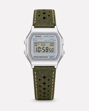 Casio A158 WEA 7DF Whitegreen By İonWatches