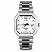 Casio MTP-E735D-7AVDF Erkek Kol Saati – Beyaz Kadran / Çelik Kordon